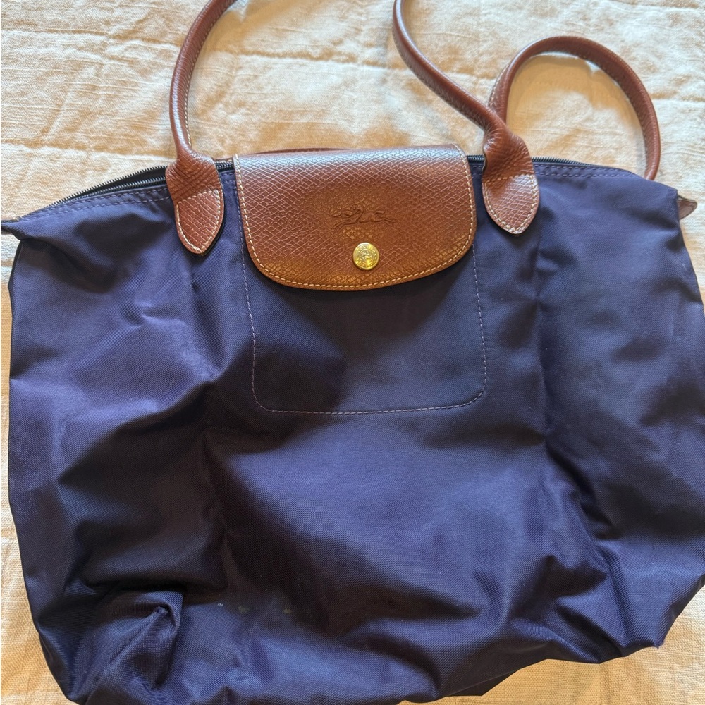 Purple Longchamp Bag (Medium)